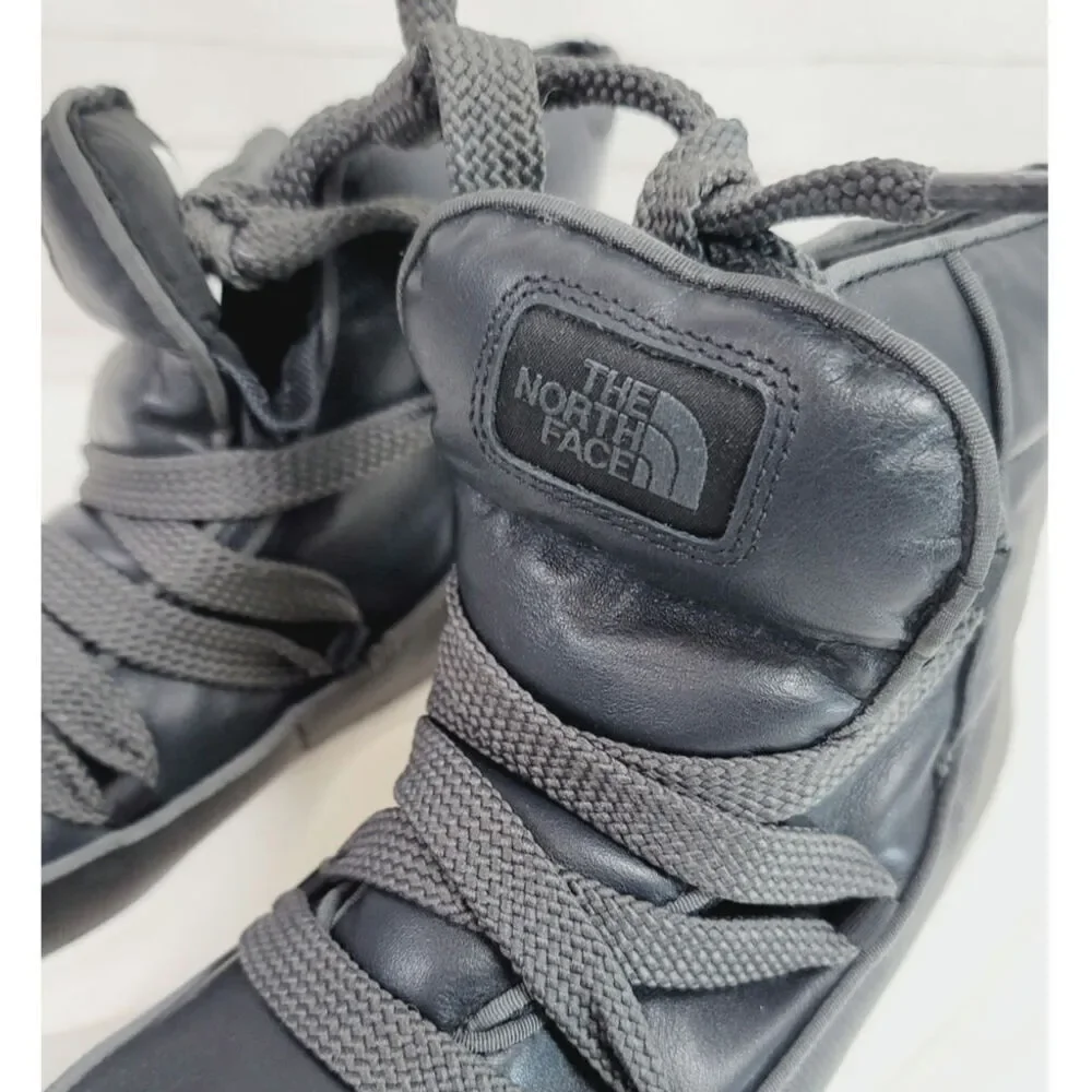 The North Face Halseigh Thermoball Lace Up Waterproof Boot in Black, sz 7